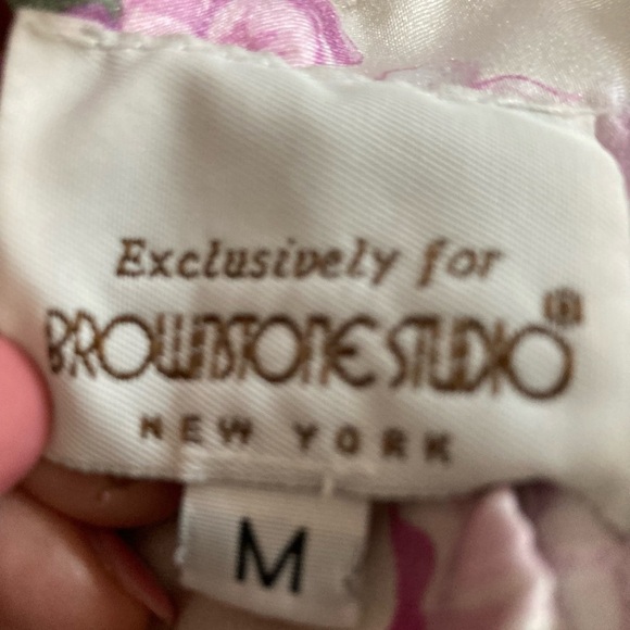 Vintage Brownstone Studio New York Robe Size Medium Floral - Picture 4 of 10